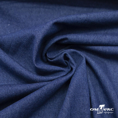 Ткань костюмная "Джинс", 315 г/м2, 100% хлопок, шир. 150 см,   Цв. 7/ Dark blue - купить в Краснодаре. Цена 588 руб.