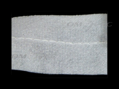 WS7225-прокладочная лента усиленная швом для подгиба 30мм-белая (50м) - купить в Краснодаре. Цена: 16.71 руб.