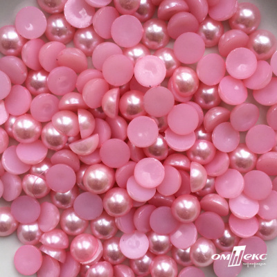 0404-5146В-Полубусины пластиковые круглые "ОмТекс", 10 мм, (уп.50гр=175+/-3шт), цв.101-св.розовый - купить в Краснодаре. Цена: 64.11 руб.
