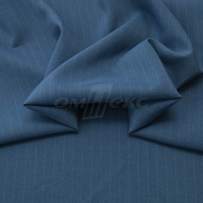 Костюмная ткань "Жаклин", 188 гр/м2, шир. 150 см, цвет серо-голубой - купить в Краснодаре. Цена 430.84 руб.