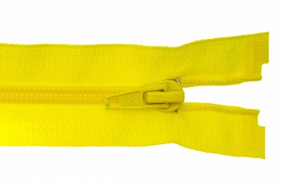 Спиральная молния Т5 131, 90 см, автомат, цвет жёлтый - купить в Краснодаре. Цена: 14.20 руб.