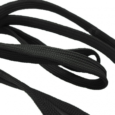 Шнурки т.5 110 см черный - купить в Краснодаре. Цена: 23.25 руб.