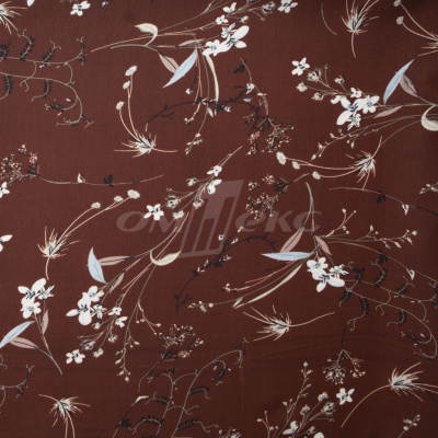 Плательная ткань "Фламенко" 2.2, 80 гр/м2, шир.150 см, принт растительный - купить в Краснодаре. Цена 239.03 руб.