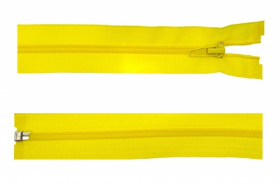 Спиральная молния Т5 131, 90 см, автомат, цвет жёлтый - купить в Краснодаре. Цена: 14.20 руб.