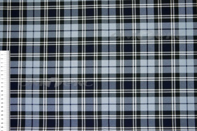 Ткань костюмная клетка Т7274 2004, 220 гр/м2, шир.150см, цвет т.синий/гол/бел - купить в Краснодаре. Цена 