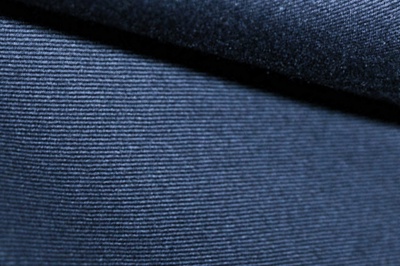 Ткань костюмная 8874/3, цвет темно-синий, 100% полиэфир - купить в Краснодаре. Цена 433.60 руб.