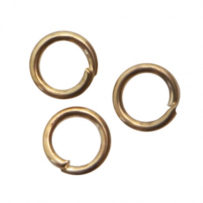 Кольцо  соединительное для бижутерии 4 мм, цв.-золото - купить в Краснодаре. Цена: 0.41 руб.