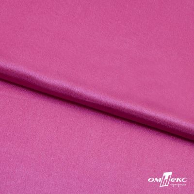 Поли креп-сатин 17-2627, 125 (+/-5) гр/м2, шир.150см, цвет розовый - купить в Краснодаре. Цена 155.57 руб.