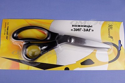 Ножницы ЗИГ-ЗАГ "MAXWELL" 230 мм - купить в Краснодаре. Цена: 1 041.25 руб.
