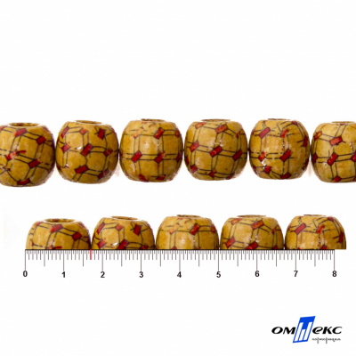 0189-Бусины деревянные "ОмТекс", 17 мм, упак.50+/-3шт - купить в Краснодаре. Цена: 83.66 руб.