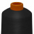 Нитки текстурированные кручёные, намот. 15 000 м, цвет чёрный - купить в Краснодаре. Цена: 237.24 руб.