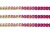 Пайетки "ОмТекс" на нитях, CREAM, 6 мм С / упак.73+/-1м, цв. 89 - розовый - купить в Краснодаре. Цена: 468.37 руб.