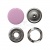 Кнопка рубашечная (закрытая) 9,5мм - эмаль, цв.003 - розовый - купить в Краснодаре. Цена: 5.74 руб.