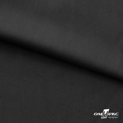 Ткань сорочечная Темза, 80%полиэстр 20%вискоза, 120 г/м2 ш.150 см, цв.черный - купить в Краснодаре. Цена 269.93 руб.