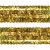 Тесьма с пайетками D16, шир. 20 мм/уп. 25+/-1 м, цвет золото - купить в Краснодаре. Цена: 786.13 руб.