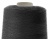 Швейные нитки (армированные) 28S/2, нам. 2 500 м, цвет чёрный - купить в Краснодаре. Цена: 139.91 руб.