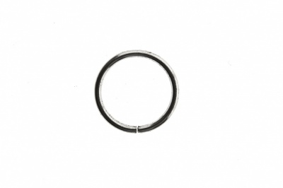 Кольцо металлическое d-15 мм, цв.-никель - купить в Краснодаре. Цена: 2.45 руб.