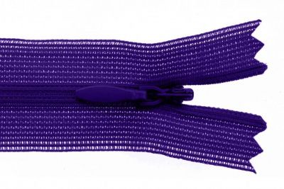 Молния потайная Т3 866, 50 см, капрон, цвет фиолетовый - купить в Краснодаре. Цена: 8.62 руб.
