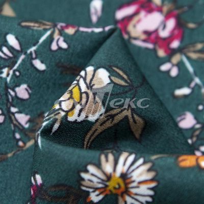 Плательная ткань "Фламенко" 6.1, 80 гр/м2, шир.150 см, принт растительный - купить в Краснодаре. Цена 241.49 руб.