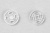 Кнопки пришивные пластиковые 11,5 мм, блистер 24шт, цв.-прозрачные - купить в Краснодаре. Цена: 59.44 руб.