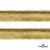 Кант атласный 136, шир. 12 мм (в упак. 65,8 м), цвет золото - купить в Краснодаре. Цена: 433.08 руб.