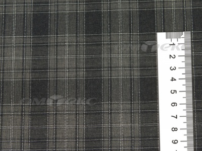 Ткань костюмная клетка 25235 2004, 185 гр/м2, шир.150см, цвет серый/бел - купить в Краснодаре. Цена 