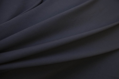 Костюмная ткань с вискозой "Флоренция" 19-4024, 195 гр/м2, шир.150см, цвет т.синий - купить в Краснодаре. Цена 491.97 руб.