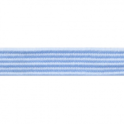 Резиновые нити с текстильным покрытием, шир. 6 мм ( упак.30 м/уп), цв.- 108-голубой - купить в Краснодаре. Цена: 155.22 руб.