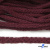 Шнур плетеный d-6 мм круглый, 70% хлопок 30% полиэстер, уп.90+/-1 м, цв.1070-бордовый - купить в Краснодаре. Цена: 588 руб.